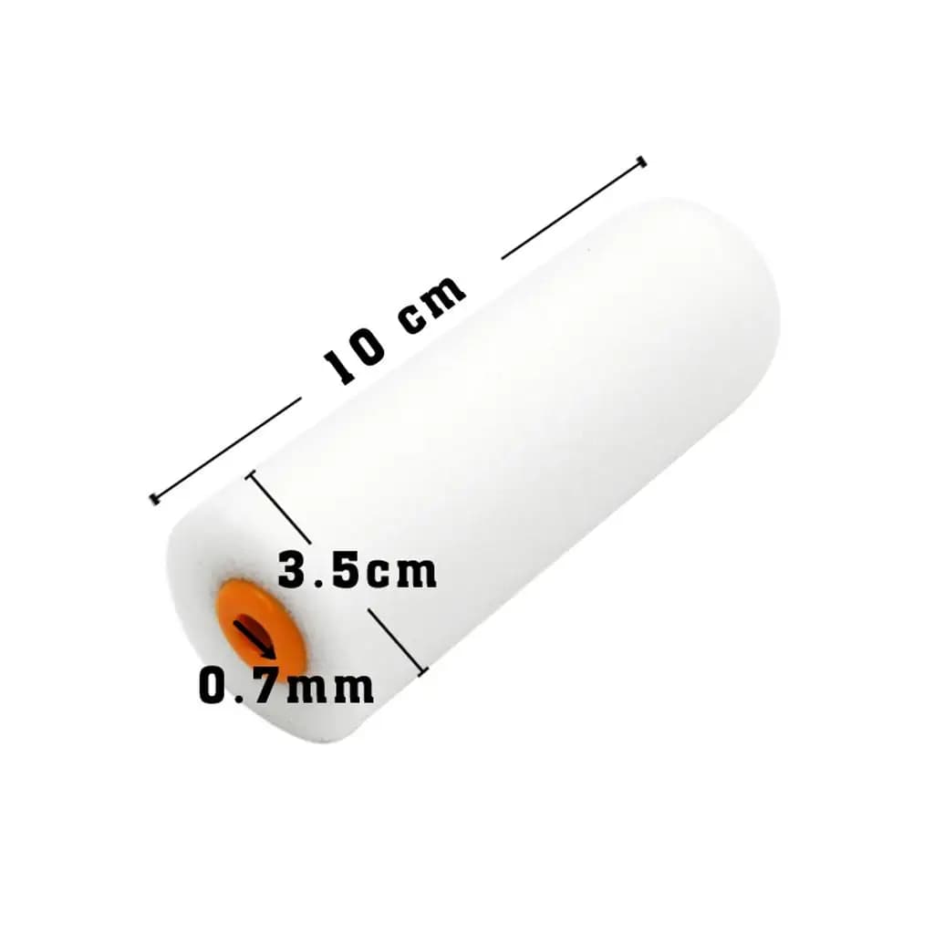 Durable Foam Roller Set for Painting, Mini Brush Heads, Sponges for Painting, Tools for Workshop and Art