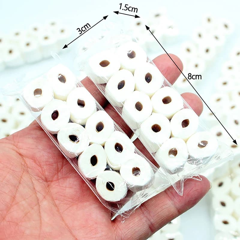 1/12 Simulazione casa delle bambole Rotolo di carta igienica Modello Casa delle bambole Mini Accessori per il bagno Casa delle bambole Decorazione della casa