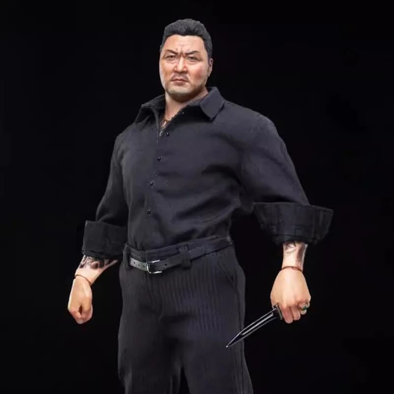 MOZ STUDIO MSAF002 soldato maschio in scala 1/6 il Gangster coreano Tough tattoo Tong-Seok Ma modello Set completo Action Figure da 12 pollici