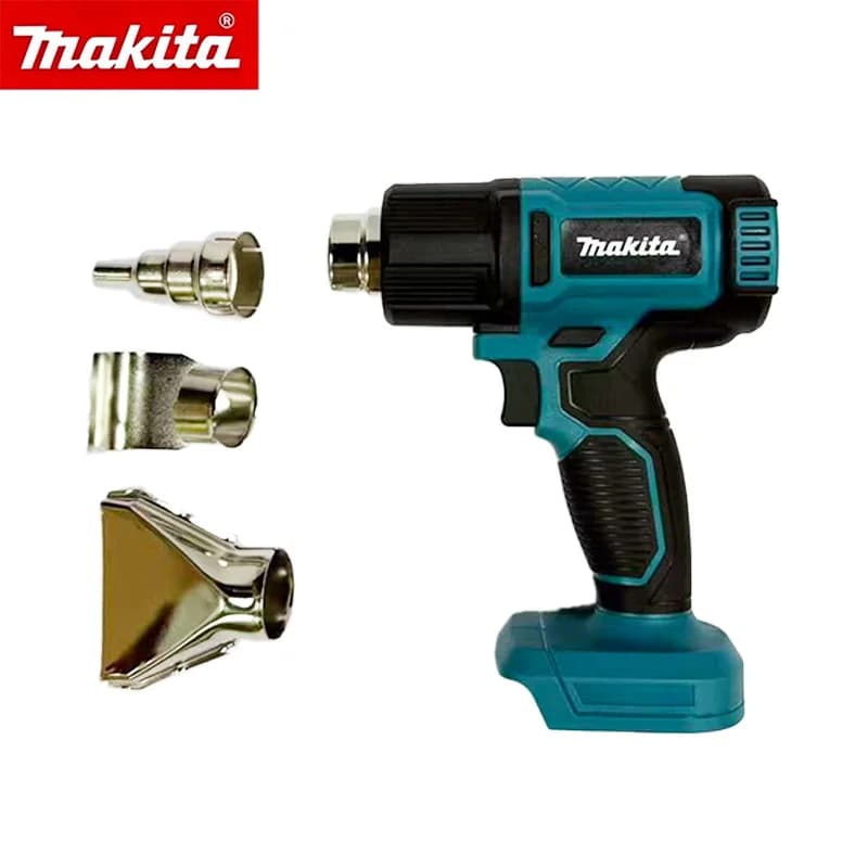 Makita 550°C Adjustable Heat Gun, 18V Cordless Handheld Hot Air Gun, LED Display for Soldering, Shrink Wrap & Thermal Repair