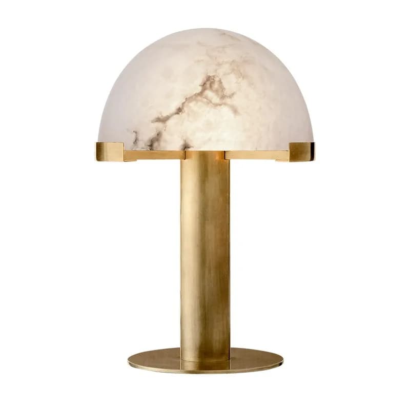 American art lamp, study office marble desk lamp, living room all-copper decorative lamp, bedroom bedside lamp non-standard