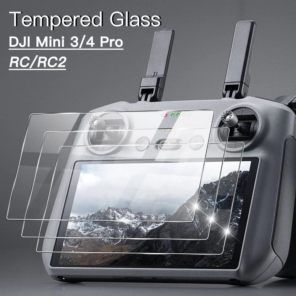 Proteggi schermo per DJI Mini 4 / 3 Pro RC 2 RC2 Accessori Controller Pellicola proteggi schermo antigraffio in vetro temperato