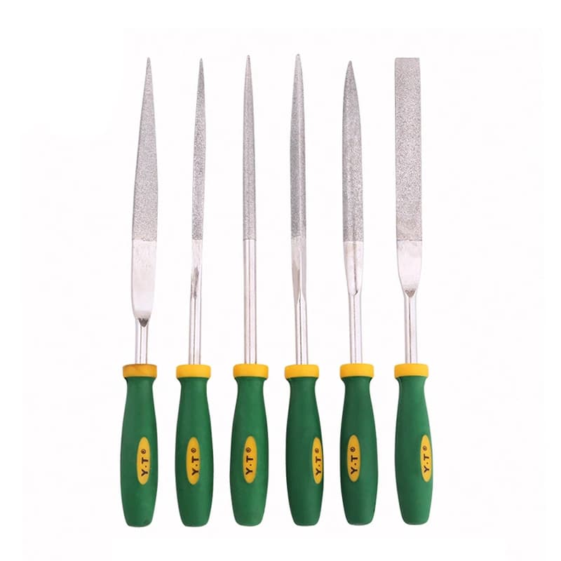 6pcs Diamante Needle Files Set 140/160/180 millimetri di File di Metallo Per Gioielli In Vetro di Macinazione In Ceramica In Legno utensili A Mano intaglio