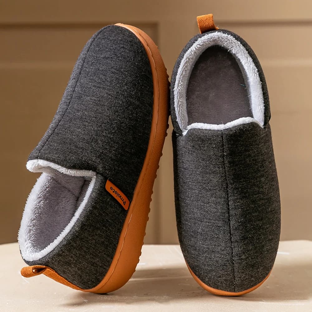 Pmoiste Soft House Boots comfortable and warm women's Slippers with memory foam wedge signed winter home shoes for high quality interior