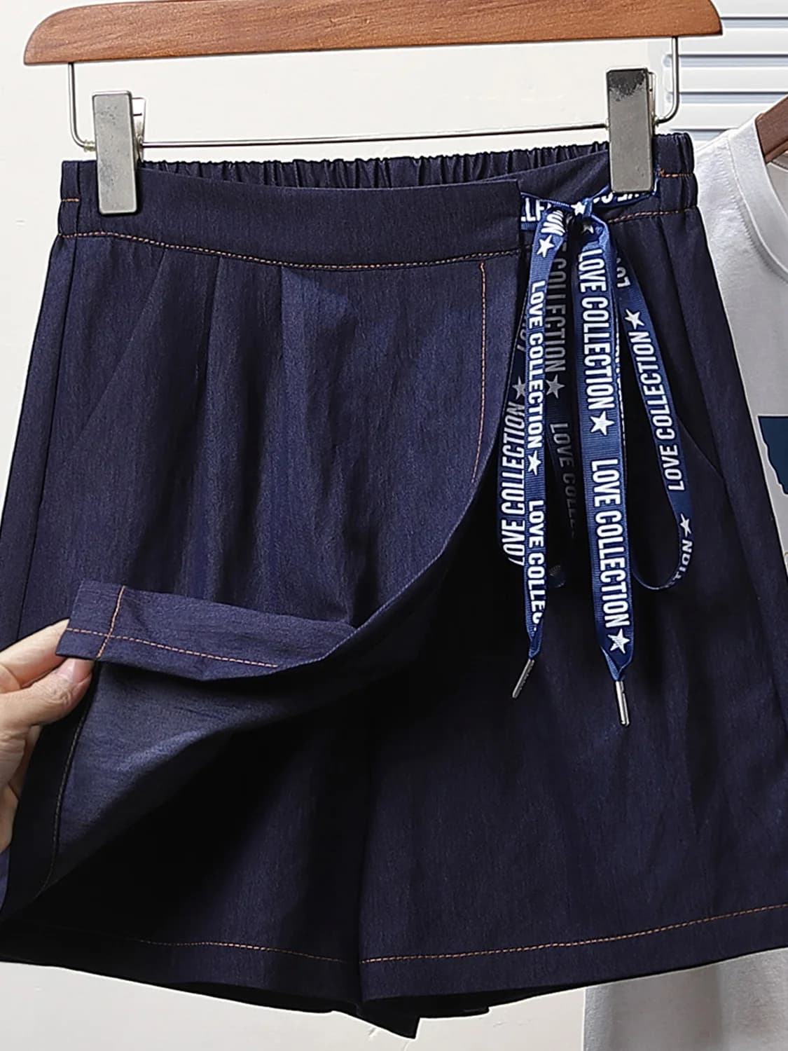 Pantaloncini Jeans Larghi da Donna Stile Coreano, Nuovi Arrivi Estivi, in Cotone a Vita Alta, Casual per Signore