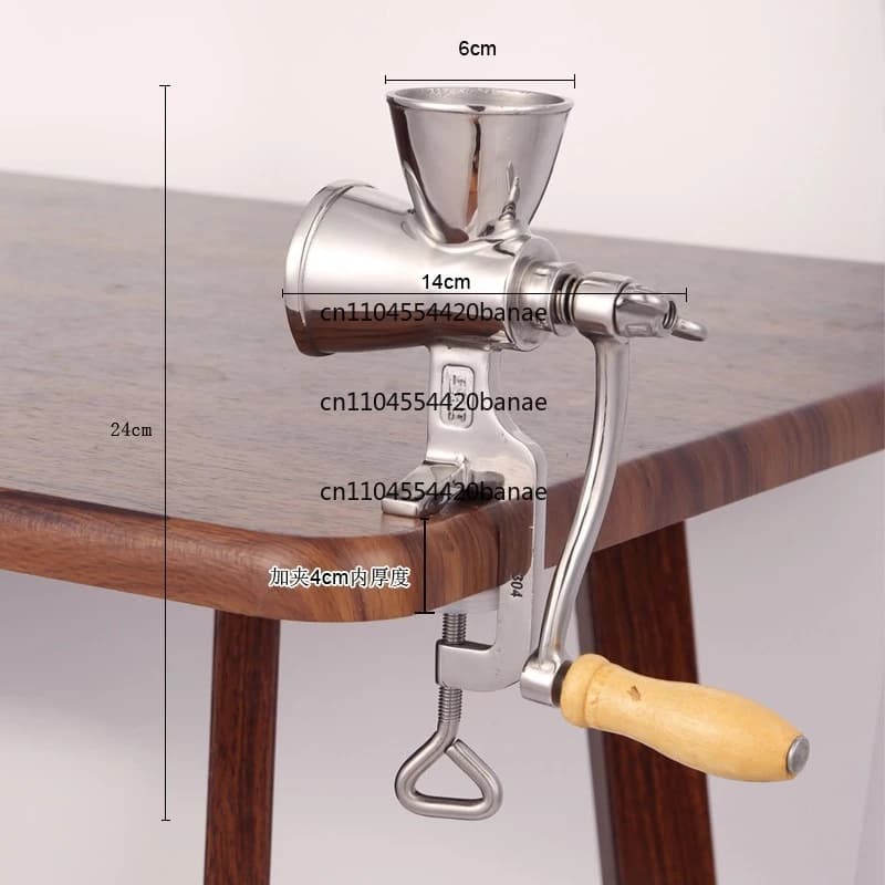 Manual 304 Stainless Steel Grinder Household Hand Grinder Coffee Bean Grinder