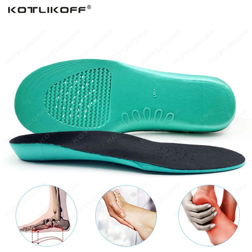 2/4 PCS orthopaedic soles for flat feet for children Convenient inserts for shock absorbent sneakers