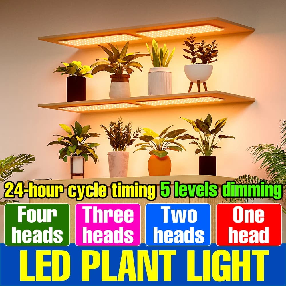 USB LED Quantum Board Coltiva plant The Light Spectro Complete Flowers Seeds for Interior Vegetable Lamp for Hydroponic Cultivation Temporization Ignition/Spegnition Automatic
