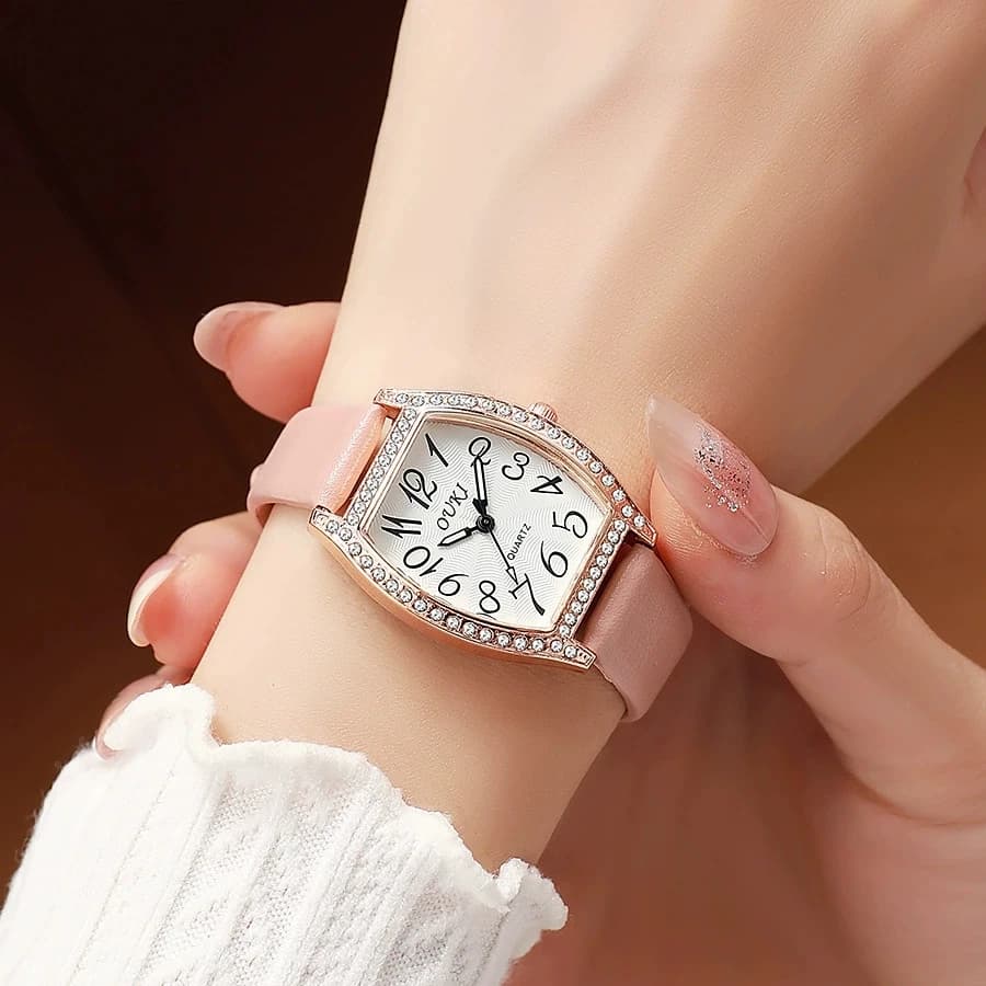 New Fashion Luxury Tonneau Watches for Schoolgirls Quartz watch for girls Gifts Reloj Mujer Ladies Wristwatches Now