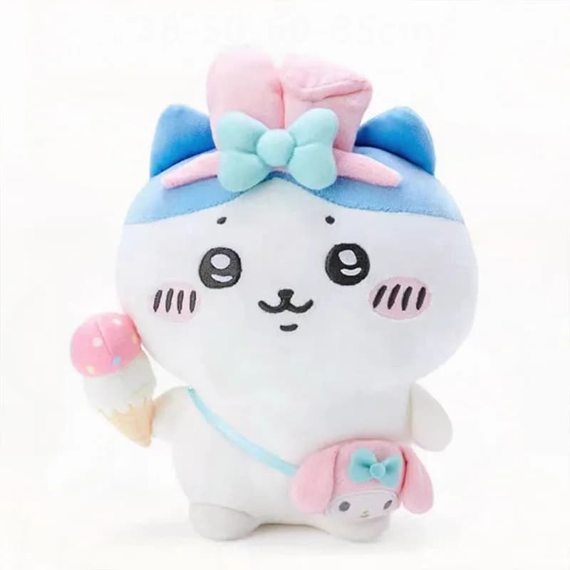 Peluche Kawaii Chiikawa Hachiware e Usagi, Simpatico Giocattolo a Forma di Scoiattolo Volante, Regalo di Compleanno Perfetto per Bambine