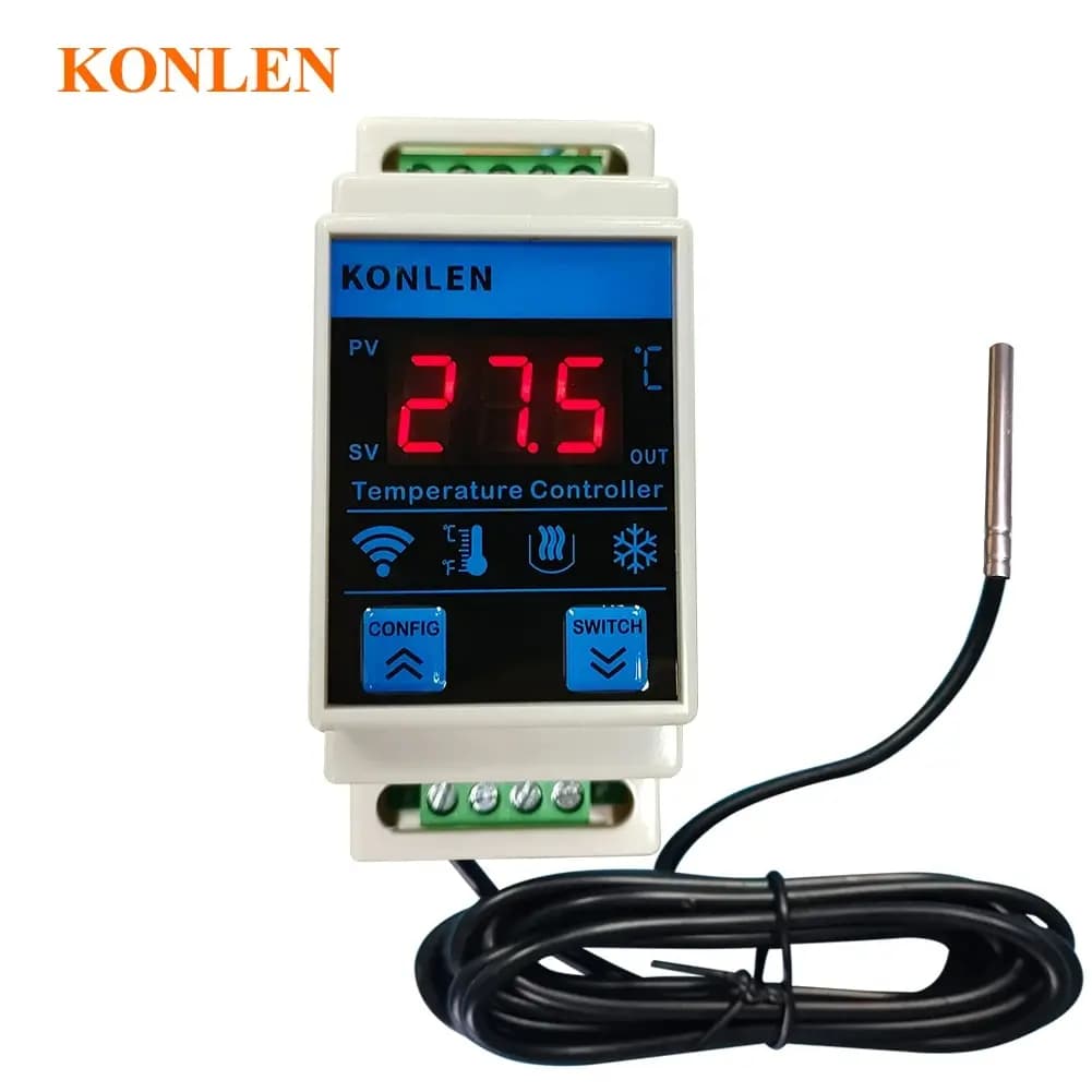 Tuya WIFI Sensore di temperatura Termometro Controller Congelatore Frigo Termostato per riscaldamento Vita intelligente Acquario Incubatrice Temp Logger