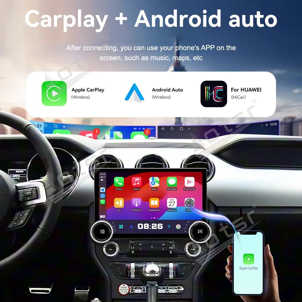 Android 15 11.5" Touch Screen Car Radio For Ford Mustang MK6 S550 2015-2019 Multimedia Video Player GPS Navigation Carplay DSP