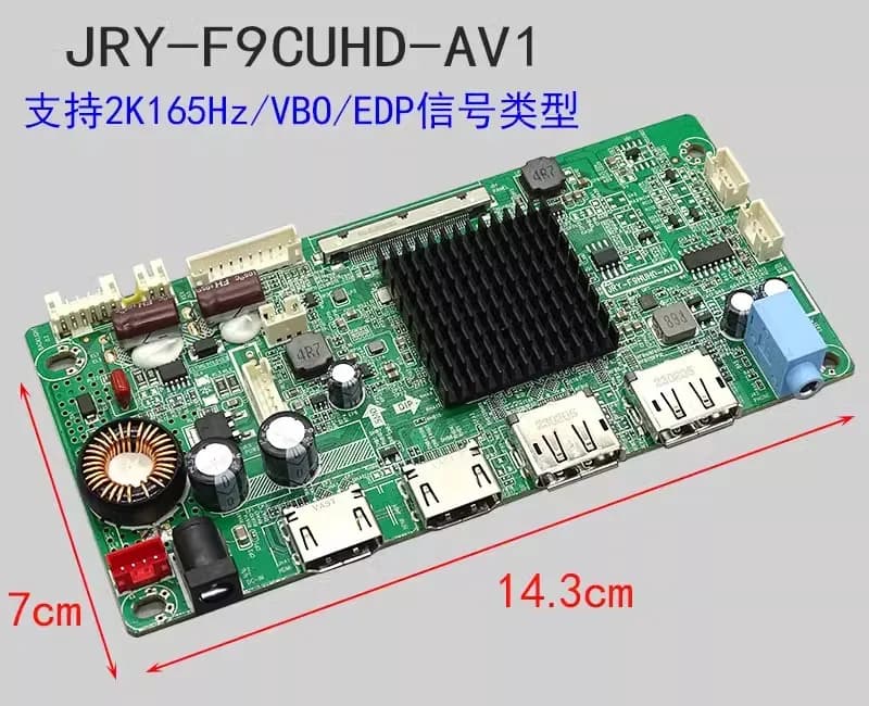 For LM270WR5 M270KCJ-K7B M270QAN01 LM315WR1 4K Control Drive Board Kit eDP(4Lanes) HDMI DP Port Display Motherboard JRY-F90UHD