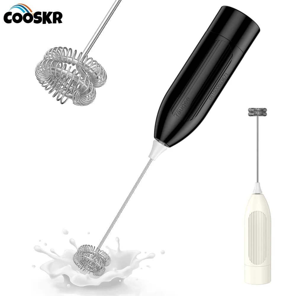 Milk Frother Beater Electric Foam Maker Mini Coffee Whisk Mixer Handheld Stirrer Wireless Milk Frother for Cappuccino Latte