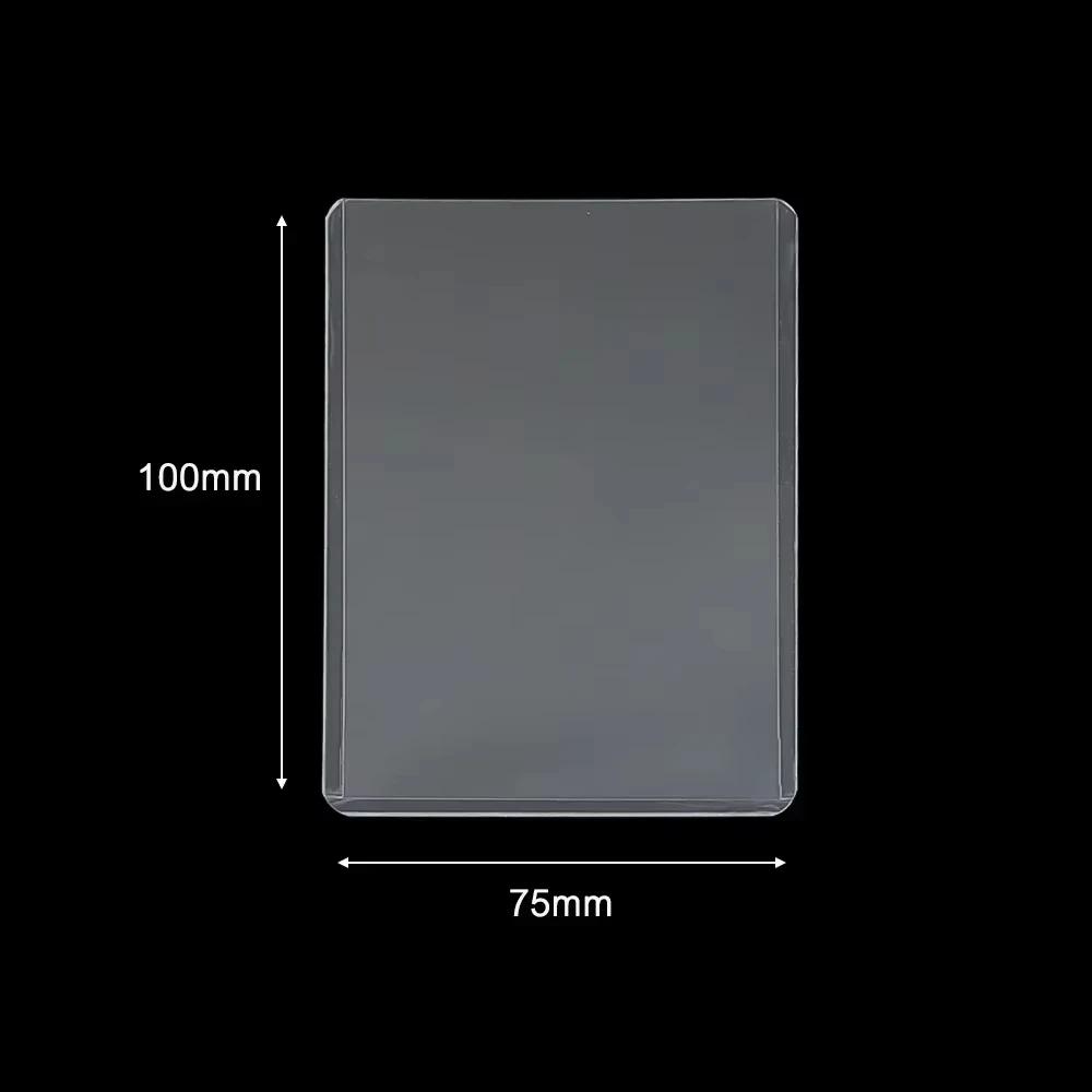 1/25/50Pcs Transparent Korean Kpop Card Sleeve with Protective Film Clear Card Holder Idol Photo Game Card Holders Cover