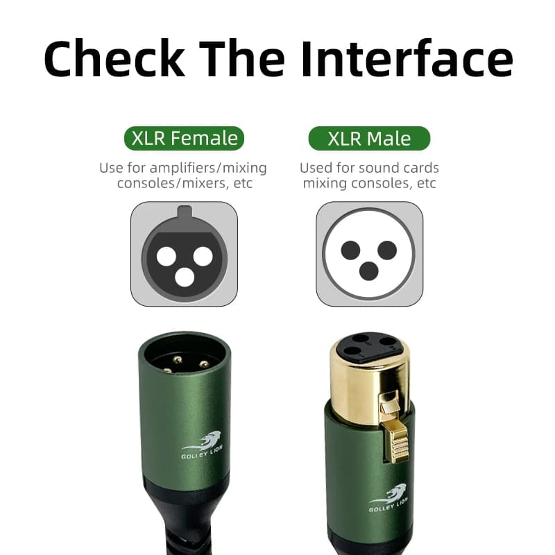 Cavo XLR Microfono Karaoke Cavo cannone audio Spina Prolunga XLR Cavo Mikrofon per amplificatori mixer audio Cavo XLR