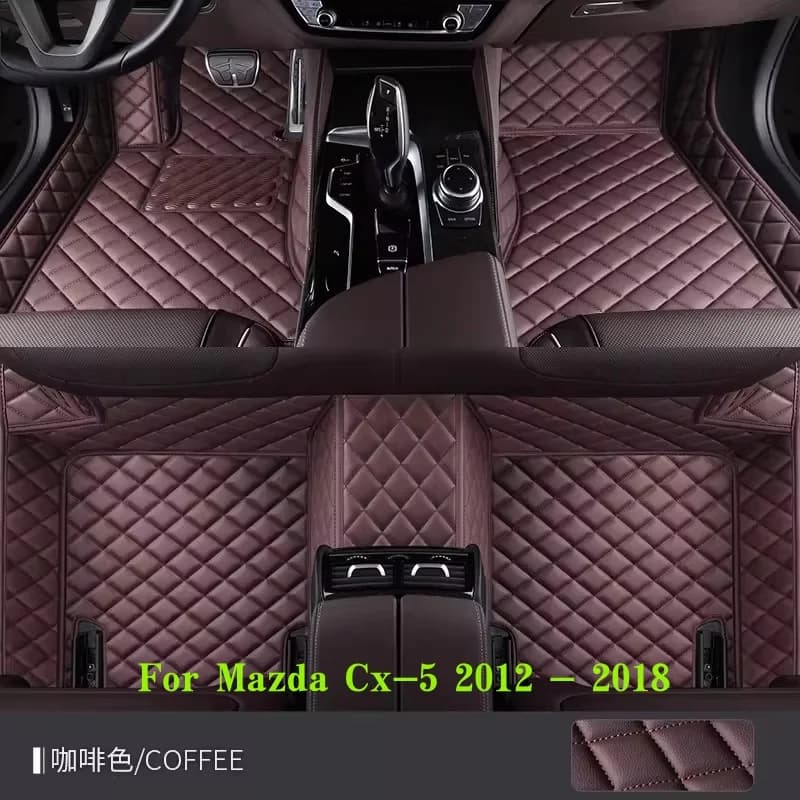 Custom Leather Car Car Mats, Foot Mats, Car Covers for Mazda Cx-5 2012 2013 2015 2016 2017 2018