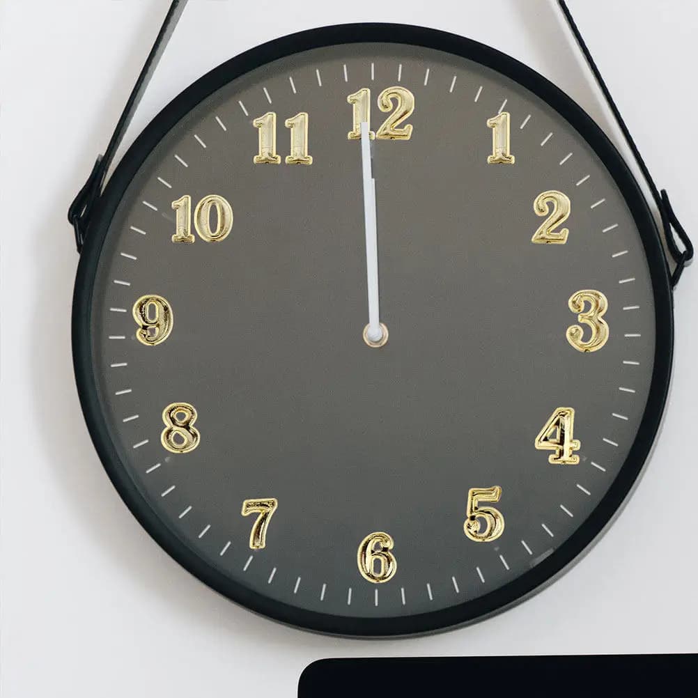 Clock Replacement Numerals Kit Sturdy Digital Clock Number Parts for Wall Clocks DIY Arabic Number Accessories