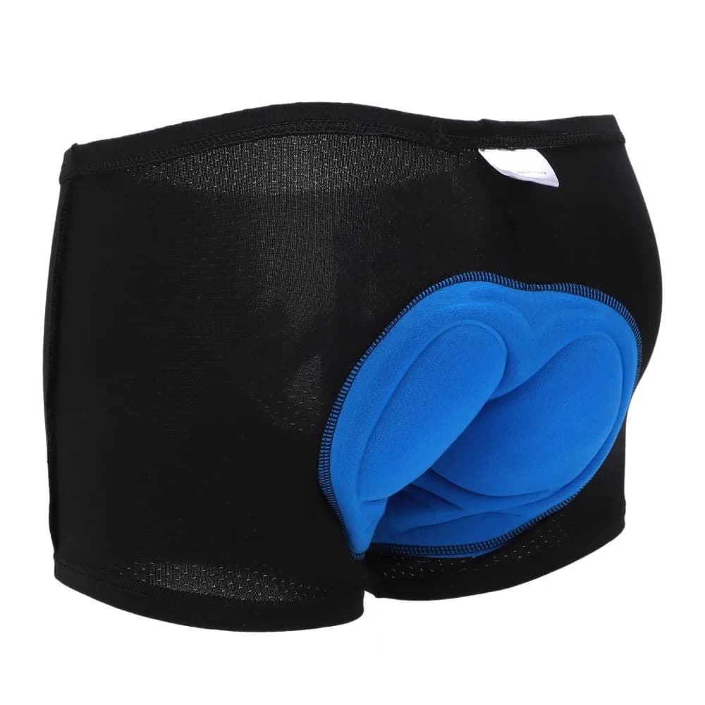 Pantaloncini da Ciclismo Imbottiti 3D per Uomo, con Gel di Silice per Assorbimento degli Urti, Traspiranti e Comodi