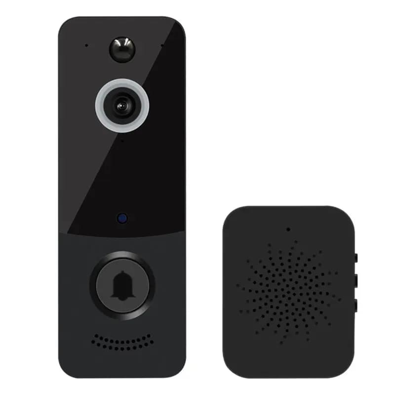 ABKY - Videocitofono Wireless da Esterno 1080P HD con Rilevamento Movimento, Visione Notturna, Impermeabile, Interfono Wi-Fi 2.4Ghz