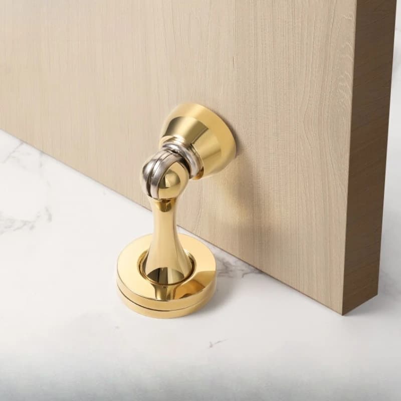 1PC Zinc Alloy Door Stopper for Bedroom Indoor Anti-Collision Door Stop Household Hardware Accessory
