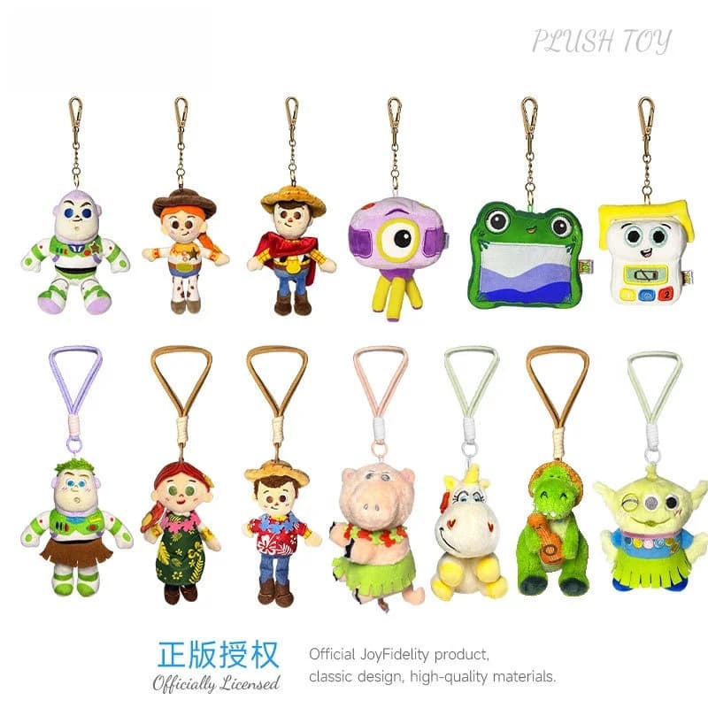 Original Toy Story 5 Lilypad Woody Jessie Plush Keychain Stuffed Doll Pendant Backpack Bag Charm Cute Home Decor For Collection