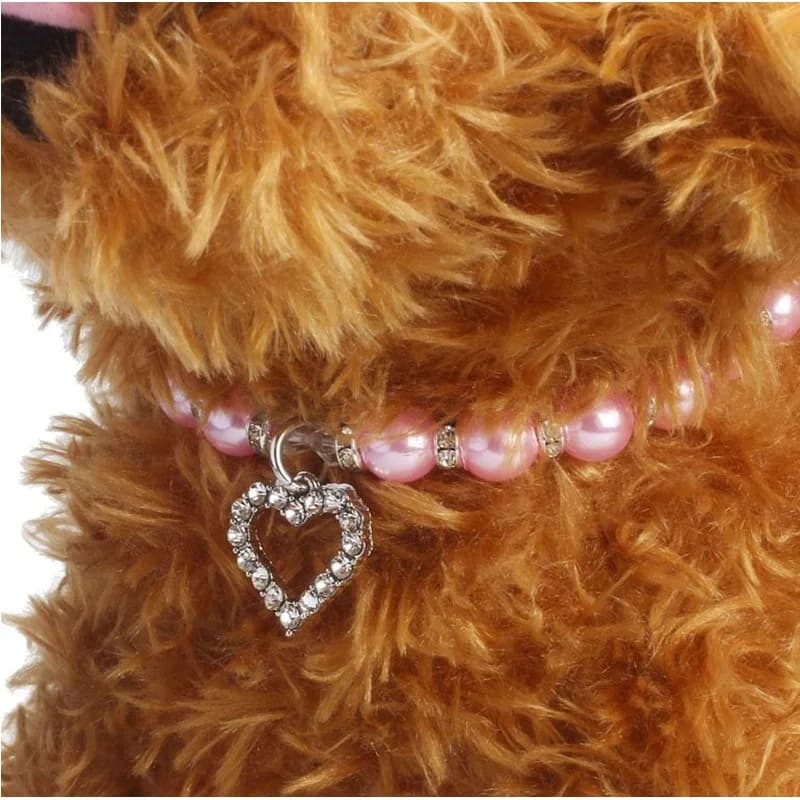 Moda Pet Puppy Dog Cat Piggy collana di perle accessori per animali domestici Love PendantPets cani gatti collare e gioielli Ldads