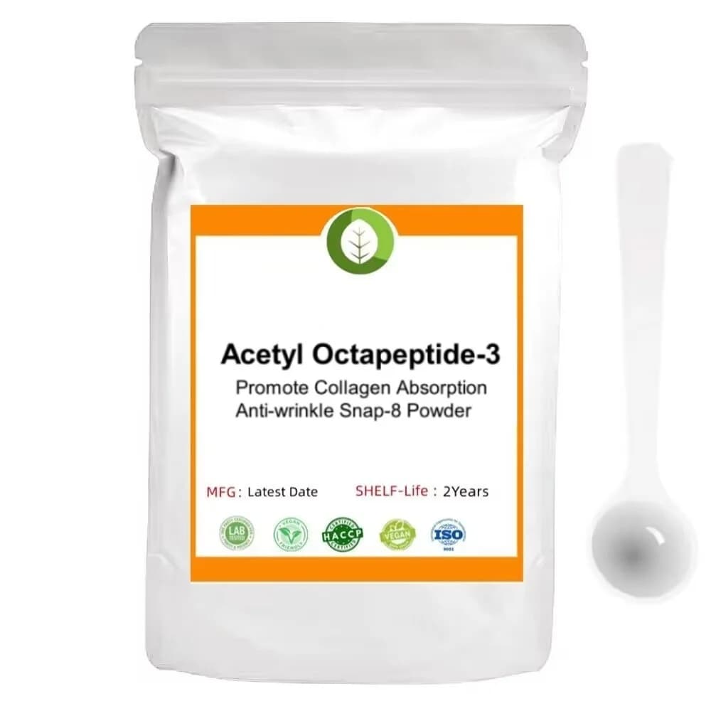 Cosmetico Acetil Octapeptide-3 Polvere Snap-8 Peptide Promuove l'assorbimento del collagene Antirughe