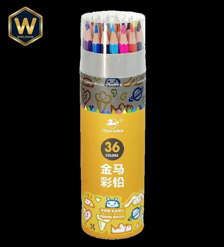For Jinma 48 Colors Oil Color Pencils Professional Drawing 24/36/48 Shades Students Kids Art Sketch