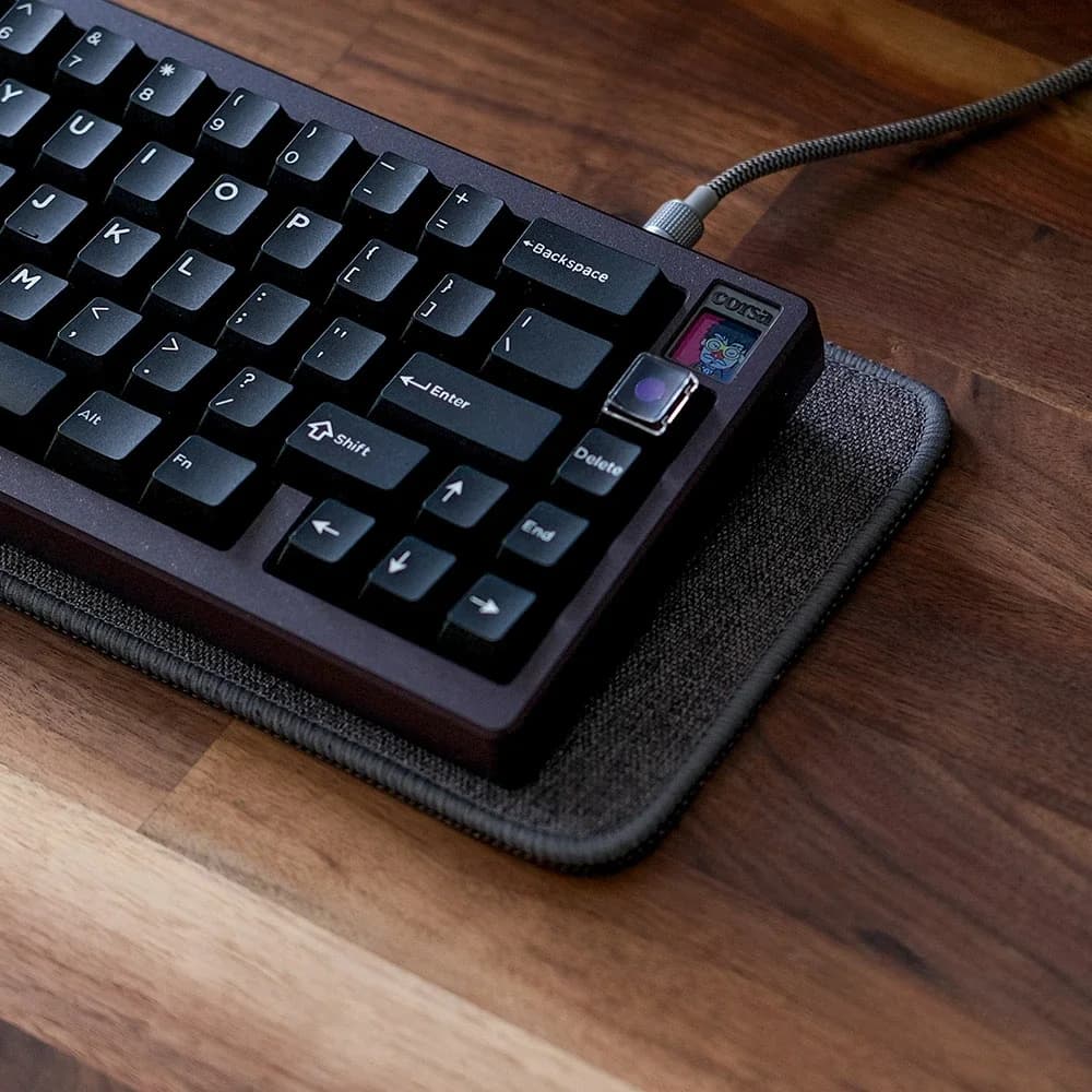 ECHOME Tappetino per tastiera HIFI in lino Tappetino da scrivania Tappetino per tastiera meccanica personalizzato Ottimizza l'effetto sonoro Compatibile con 60% 65%