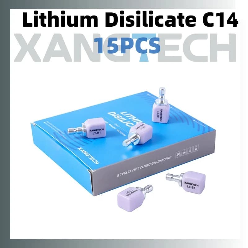 15 pz/5 pz Disilicato di Litio C14 Blocchi di Ceramica di Vetro per Sirona Cerec Impiallacciatura Materiali di Laboratorio Dentale per Uso Dentista