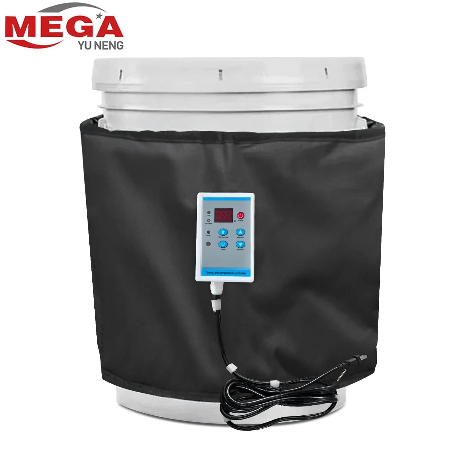 110V 5Gal Riscaldatore per miele Riscaldatore a secchio Riscaldatore a tamburo Riscaldatore a tamburo Coperta Riscaldatore a fascia Riscaldatore a secchio per miele Regolazione della temperatura e del tempo