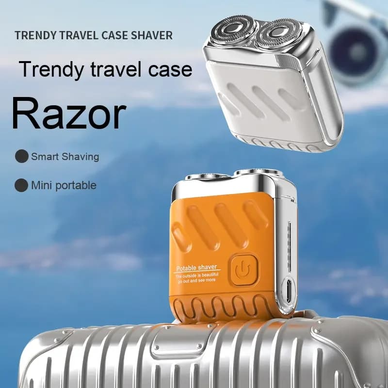 Mini electric shaving kit with USB charging for men's rulebarba, waterproof device for hair removal in the inguinal area