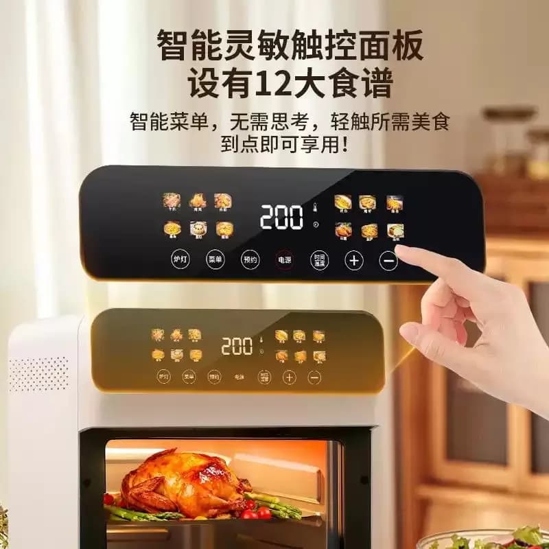 Air Fryer, Electric Oven, Microwave and Steamer 3-in-1 Multi-Function Compact New Model for Home Use