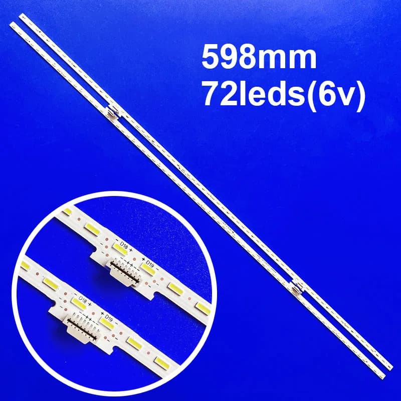 Striscia di retroilluminazione a LED per 55RG 55p7 55R7 Plus 55H9EPLUS 55-55S5-2X72-4014C H55U7AUK HZ55U7A 55H905 55H9E LT- 1187231 02180707 C