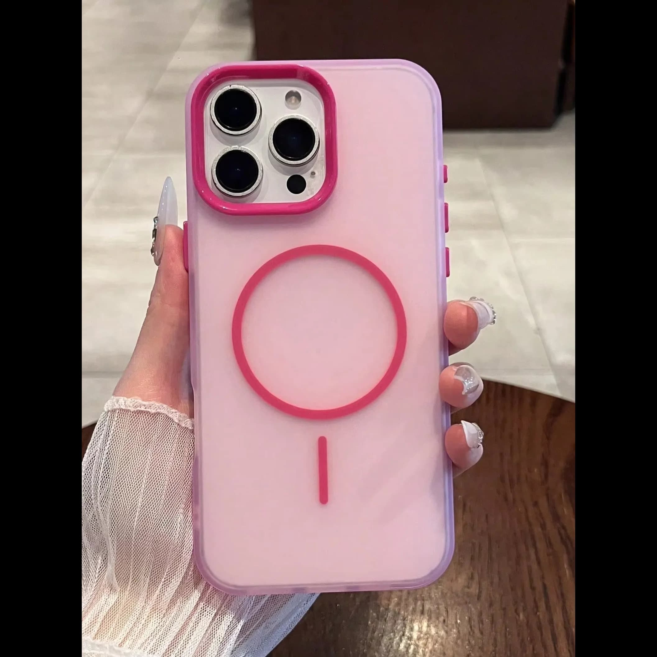 Luxury Translucent Magnetic Case for iPhone 17 Pro Max 16 15 14 13 12 11 Pro Max 16 Plus Shockproof Protector