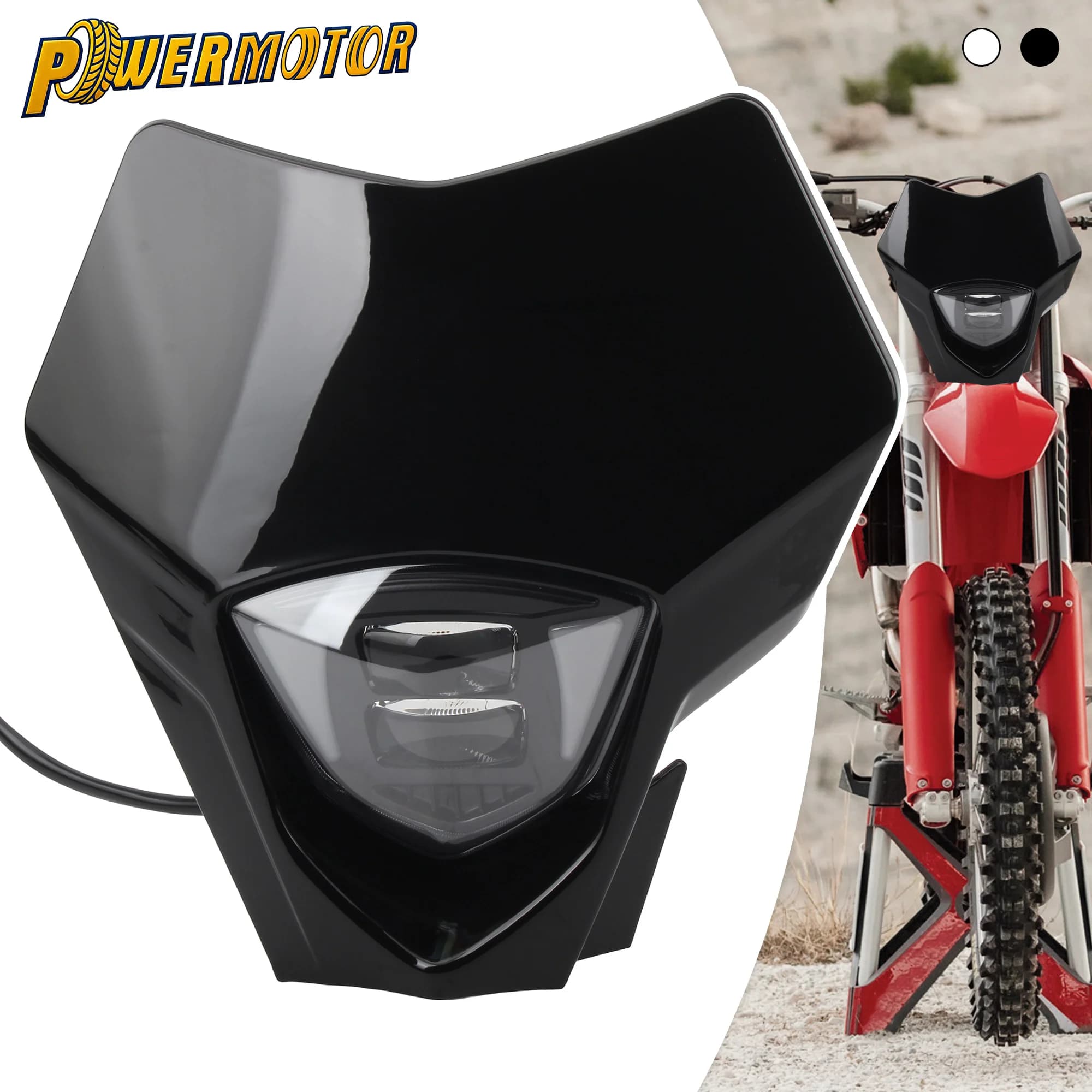 Faro LED per Moto Enduro e Motocross, Compatibile con Gas Gas EX300 250F 350F 450F EC250 300 EC250F 350F MC250F 450 2021-2023