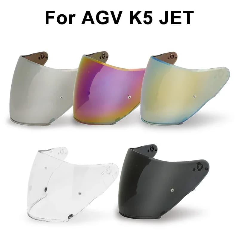 Custodia per visiera per mezzo casco moto per K5 JET Lente per casco aperto da moto 3/4
