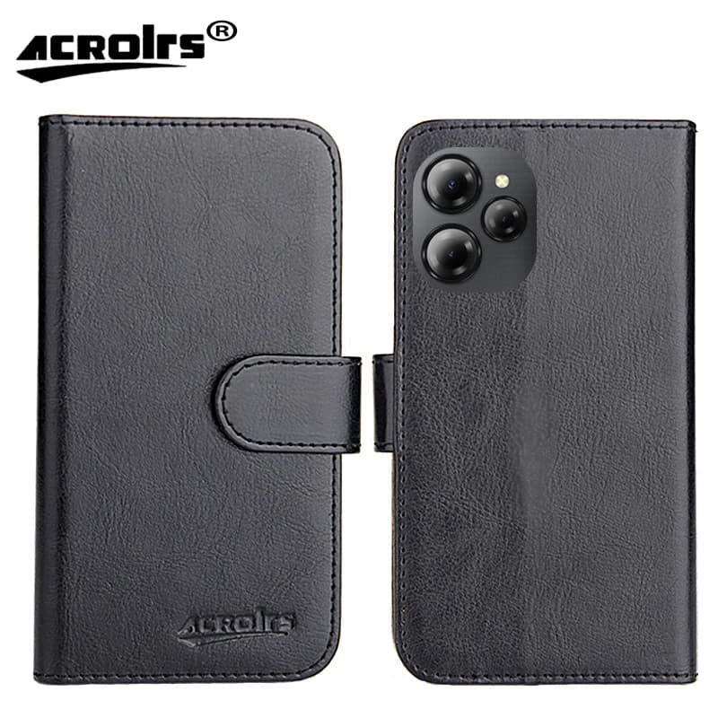 Per BLU View Speed Ultra 5G Custodia 6 colori Flip Luxury Fashion Retro Custodia protettiva esclusiva in morbida pelle per telefono Crazy Horse