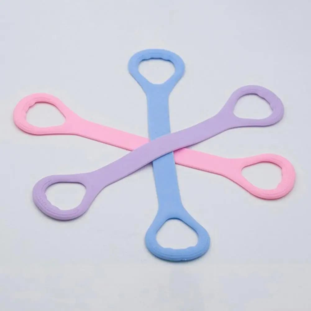 Body Training Belt Silicone Strength Band Figure 8 for Arm and Shoulder Strength Training Elastic Anti-slip for Men for Stretching
