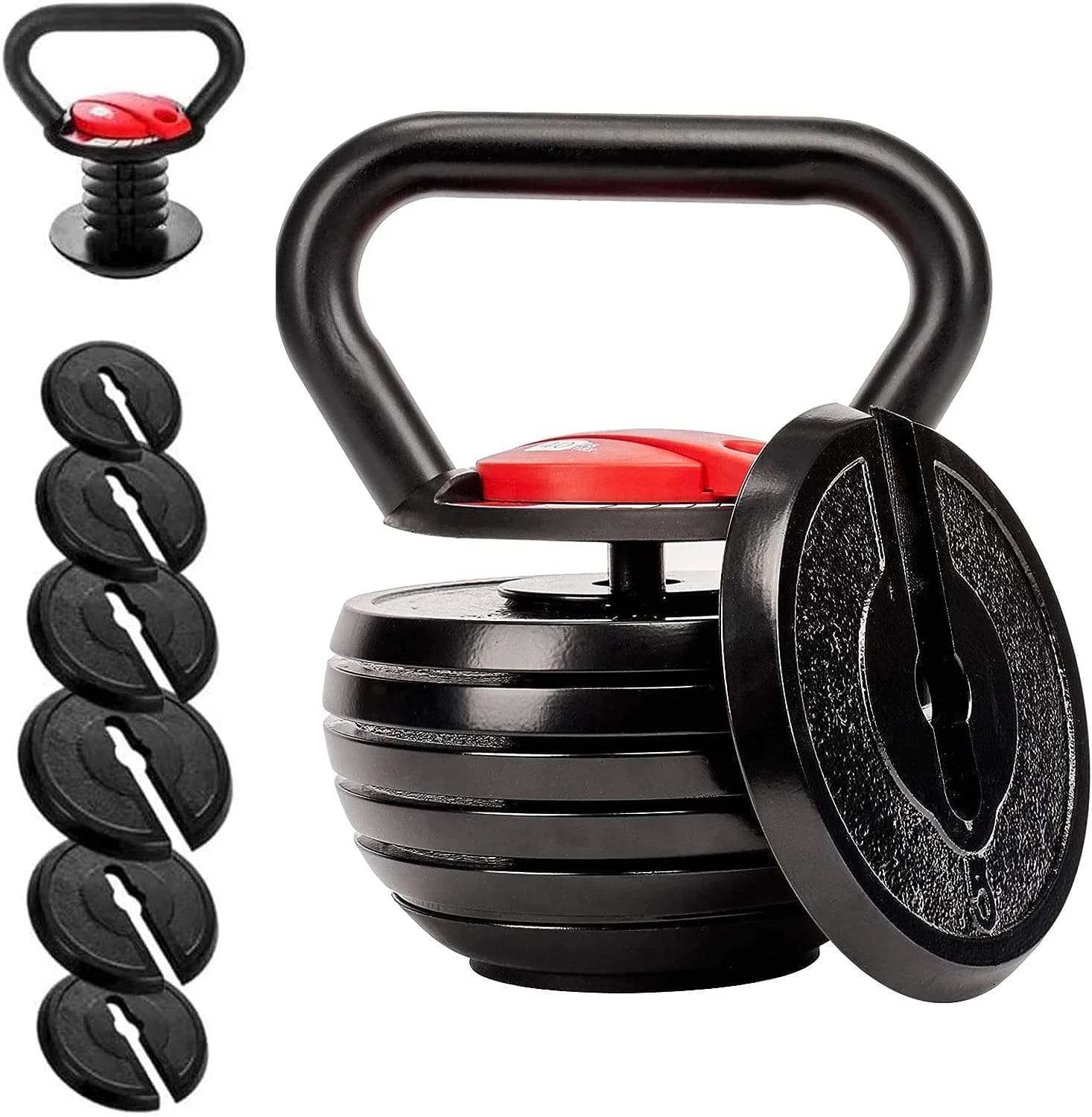 Kettlebell Regolabile in Ghisa da 20lb e 40lb per Allenamento di Forza