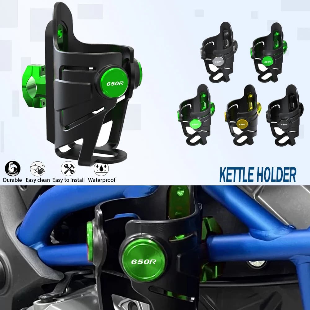 Per KAWASAKI NINJA 650R 2017 -2024 2023 2022 2021 Moto NINJA650R Bevanda Bottiglia di Acqua Gabbia Bevande Supporto di Tazza di Acqua