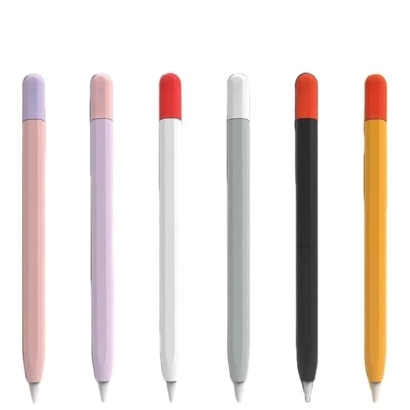 Custodia per Apple Pencil Custodia USB-C Custodia protettiva per stilo per tablet Custodia protettiva in morbido silicone antiurto antiscivolo