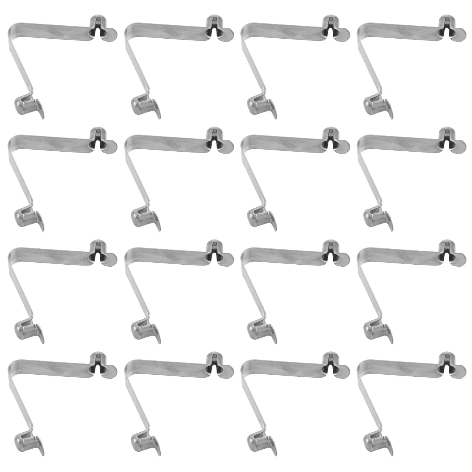 V Shape Push Button Spring Clips 40 Pack Tube Locking Snap Pins for Kayak Paddle Tent Umbrella Poles