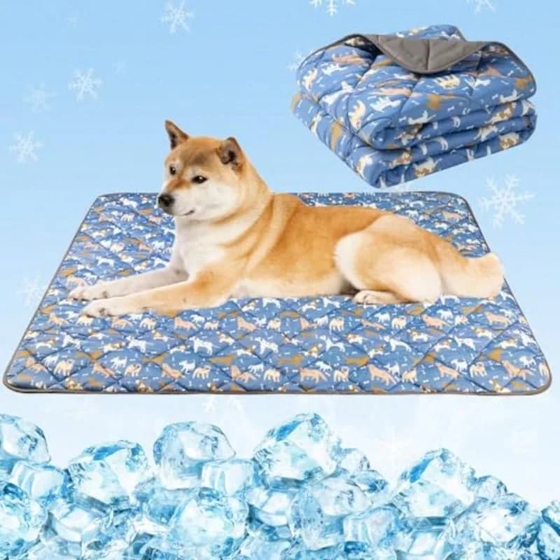 Dog Cooling Mat, Cat Self Cool Ice Pad, Lightweight Pet Cooling Pads Blanket Bed Cover, Puppies Summer Cool Tech Fabric, Washable Dog Sleeping Mat For Home And Outdoor, Keep Cool For Pets