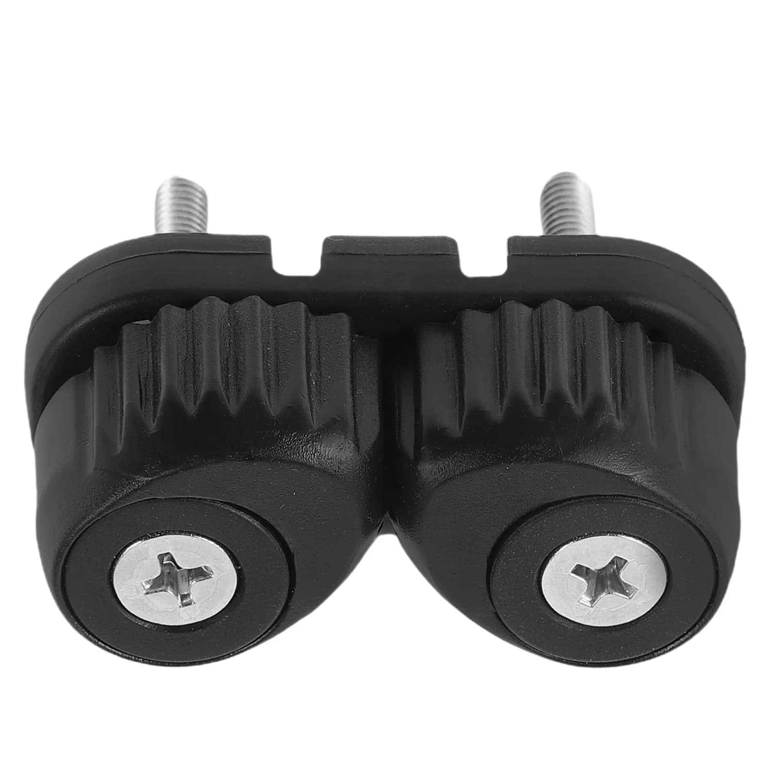 Morsetto a camma in nylon nero per fune nautica, morsetto per ancora kayak, accessori nautici per barche