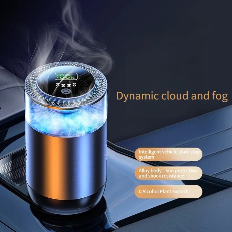 Profumo per Auto Aromaterapico, Fragranza Duratura, Spray Automatico Start-Stop