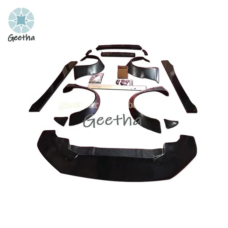 2012-2014 LB Style Fiberglass Car Body Kit for Audi A5 Front Lip Side Skirts Rear Diffuser Lip Spoiler Wheel Eyebrow Two Doors
