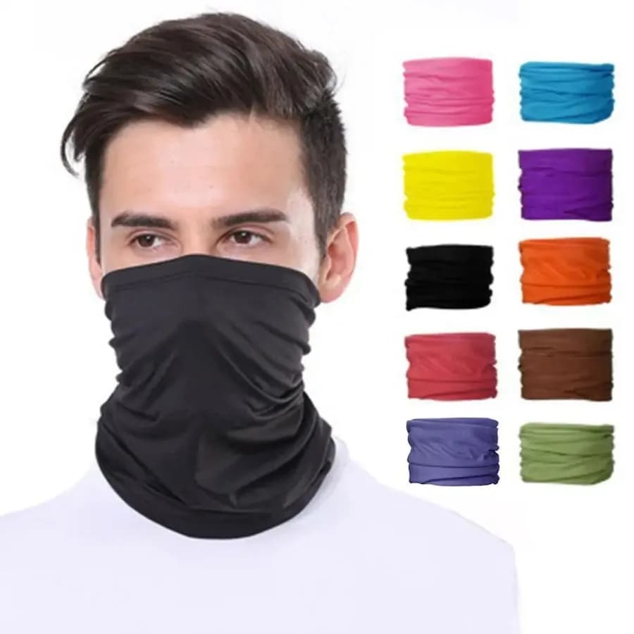 Sciarpa Multifunzionale per Sport all'Aperto, Copri Viso e Collo, Protezione UV, Traspirante, Antivento, Fascia per la Testa per Pesca e Ciclismo