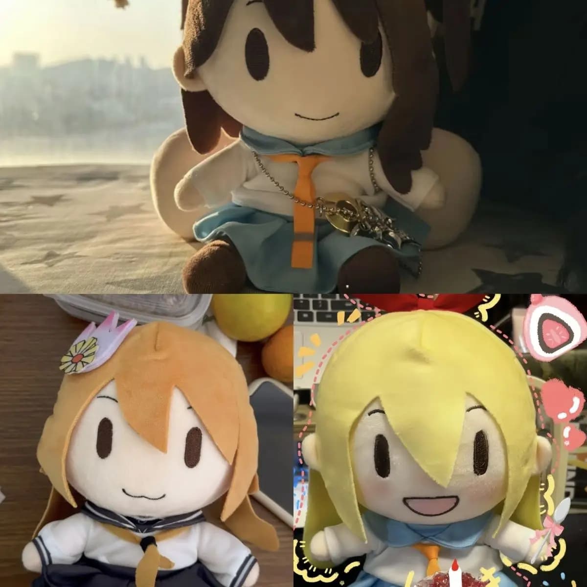 Peluche Anime Kirisaki Chitoge Onodera Kosaki 20CM, Personaggio Idol, Cuscino Decorativo Morbido in Cotone, Regalo di Compleanno